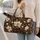 Ivory Magnolia Florals for Elegant Weekend Travel and Relaxed Getaways Quilted Weekend Bag - 2