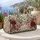 Vintage Rose Garden for Weekend Getaways and Yoga Retreats, Elegant Floral Style Quilted Weekend Bag - 5