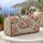 Ivory Rose Bouquet and Sage Foliage for Sunny Beach Getaways and Weekend Travel Lovers Quilted Weekend Bag - 5
