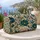 Blue Botanical Florals for Weekend Getaways, Camping Trips and Outdoor Escapes Style Quilted Weekend Bag - 5