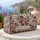 Pink Rose and Ivory Botanical Florals for Travel, Gym Days and Weekend Trip Style Quilted Weekend Bag - 5