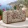 Vintage Rose and Wildflower Motifs for Spa Days, Travel and Weekend Getaways Quilted Weekend Bag - 5
