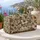 Ivory Tropical Hibiscus Florals for Beach Getaways and Weekend Travel Quilted Weekend Bag - 5