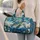 Sea Turtle Ocean Shore Scene for Coastal Escapes and Relaxed Weekend Adventures Quilted Weekend Bag - 2