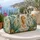 Ivory Seahorse And Jellyfish Ocean Scene For Coastal Getaways And Relaxing Yoga Retreats Quilted Weekend Bag - 5