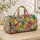 Tropical Citrus And Dragon Fruit For Sunny Getaways And Fresh Summer Travel Adventures Quilted Weekend Bag - 4