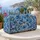 Blue Sea Turtles and Coral Reef Motifs for Relaxed Coastal Getaways and Ocean Lovers Quilted Weekend Bag - 5