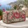 Pink Peony Blossoms and Sage Leaves for Romantic Weekend Getaways and Garden Lovers Quilted Weekend Bag - 5