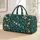 Teal Cherry Blossom Branches for Peaceful Spring Getaways and Relaxed Travel Days Quilted Weekend Bag - 1
