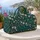 Teal Cherry Blossom Branches for Peaceful Spring Getaways and Relaxed Travel Days Quilted Weekend Bag - 5