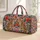 Leopard and Wildflower Motifs for Weekend Getaways and Active Travel Adventures Quilted Weekend Bag - 1