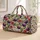 Purple Fig Fruit and Botanical Leaves for Orchard Getaways and Relaxed Weekend Escapes Quilted Weekend Bag - 1