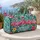 Colorful Flamingo and Daisy Motifs for Tropical Getaways and Sunny Weekend Escapes Quilted Weekend Bag - 5
