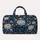 Navy Blue Botanical Flowers and Vines for Elegant Weekend Getaways and Travel Lovers Quilted Weekend Bag - 6