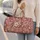 Dusty Rose Floral Blossoms for Romantic Getaways and Relaxed Weekend Escapes Quilted Weekend Bag - 2