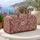 Dusty Rose Floral Blossoms for Romantic Getaways and Relaxed Weekend Escapes Quilted Weekend Bag - 5