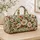 Ladybugs And White Daisies For Cheerful Garden Getaways And Relaxed Outdoor Adventures Quilted Weekend Bag - 4