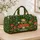 Whimsical Woodland Frog and Toadstools for Cheerful Nature-Loving Weekend Getaways Quilted Weekend Bag - 4