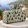 Watercolor Christmas Trees And Golden Stars For Festive Holiday Getaways And Winter Travel Quilted Weekend Bag - 5