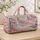 Dusty Rose Cloud Wash for Relaxed Weekend Getaways and Stylish Everyday Travel Journeys Quilted Weekend Bag - 4