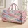 Dusty Rose Cloud Wash for Relaxed Weekend Getaways and Stylish Everyday Travel Journeys Quilted Weekend Bag - 1