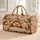 Cute Hedgehogs And Autumn Leaves For Cozy Fall Woodland Walks And Nature Lovers Quilted Weekend Bag - 1