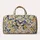 Blue and Golden Butterflies with Wildflowers for Weekend Travel and Garden Getaways Quilted Weekend Bag - 6