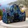 Black Cat Beneath a Cobalt Starry Sky for Cozy Weekend Escapes and Cat Lovers Everywhere Quilted Weekend Bag - 5