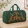 Giraffe Family and Safari Leaves for Weekend Getaways and Everyday Adventures Quilted Weekend Bag - 4