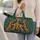 Giraffe Family and Safari Leaves for Weekend Getaways and Everyday Adventures Quilted Weekend Bag - 2