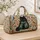 Black Cat and Songbirds for Cozy Weekend Getaways and Nature-Loving Travelers Quilted Weekend Bag - 4