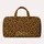 Camel Leopard Spots for Chic Getaways and Stylish Travel for Her Quilted Weekend Bag - 6