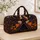 Witch Hat Black Cat And Pumpkin Halloween Night for Spooky Seasonal Escapes Quilted Weekend Bag - 4