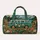 Teal Camper Van Wildflowers for Road Trips and Weekend Escapes for Travelers Quilted Weekend Bag - 6