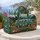 Teal Camper Van Wildflowers for Road Trips and Weekend Escapes for Travelers Quilted Weekend Bag - 5
