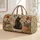 Vintage Black Cat And Wildflowers For Cozy Weekend Getaways And Cat Lover Gifts Quilted Weekend Bag - 1