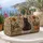 Vintage Black Cat And Wildflowers For Cozy Weekend Getaways And Cat Lover Gifts Quilted Weekend Bag - 5