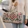 Southwestern Cactus and Sunburst Motifs for Yoga Days and Weekend Getaways for Her Quilted Weekend Bag - 2