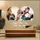 Personalized Puzzle Heart Photo Acrylic Night Light – Custom 2 Photo LED Lamp with Kids Names for Dad, Christmas Gift - 2