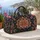Bohemian Mandala Florals for Yoga Retreats, Gym Days, and Weekend Getaways for Her Quilted Weekend Bag - 5