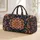 Bohemian Mandala Florals for Yoga Retreats, Gym Days, and Weekend Getaways for Her Quilted Weekend Bag - 1