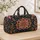 Bohemian Mandala Florals for Yoga Retreats, Gym Days, and Weekend Getaways for Her Quilted Weekend Bag - 4