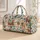 Whimsical Llama And Alpaca Motifs For Colorful Weekend Getaways And Travel Quilted Weekend Bag - 1