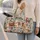 Whimsical Llama And Alpaca Motifs For Colorful Weekend Getaways And Travel Quilted Weekend Bag - 2