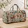 Whimsical Llama And Alpaca Motifs For Colorful Weekend Getaways And Travel Quilted Weekend Bag - 4