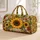 Sunflower Meadow Florals for Weekend Getaways, Yoga Days, and Nature-Loving Travelers Quilted Weekend Bag - 1