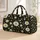 White Daisy Blooms for Weekend Getaways and Yoga Sessions, Women's Floral Travel Style Quilted Weekend Bag - 1