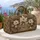 Golden Poinsettias and Baubles for Festive Holiday Getaways and Christmas Celebrations Quilted Weekend Bag - 5