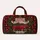 Red Vintage Christmas Truck and Evergreen Wreath for Cozy Country Holiday Celebrations Quilted Weekend Bag - 6