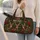 Rustic Reindeer, Bells and Evergreen Cheer for Festive Christmas and Winter Getaways Quilted Weekend Bag - 2
